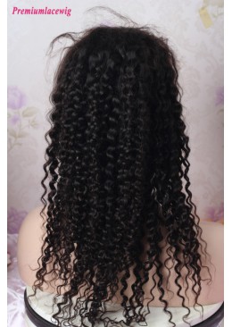 14inch 13x4 Lace Front Wig Deep Curly Malaysian Virgin Hair Wig