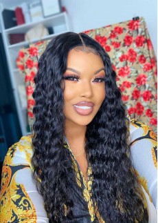 Invisible 5x5 HD Lace Closure Wig Loose Wave For Black Women