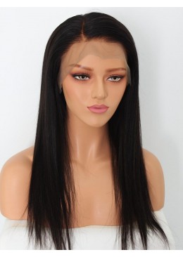 Lace Human Hair Wigs Prepluck Straight Lace Front Human Hair Wigs With Baby Hair