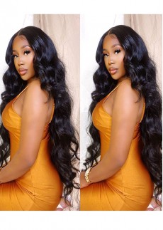 HD Body Wave Lace Front Wig Pre Plucked Lace Front Human Hair Wigs