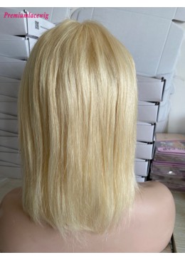 12inch T part 613 Blond Color Virgin Human Hair Wigs 150% Density 