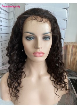 20inch Deep Wave Full Lace 0.12 Hard Swiss Lace 150 Density Pre Plucked