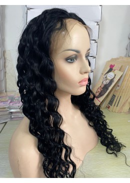 26inch Color 1 Loose Wave T part Lace Front Wig 