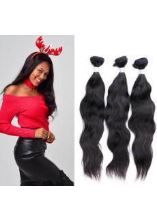 Natural Wave Indian Remy Hair Weave 3 Bundles Deal Natural Color Hair Weft Human Hair Bundles