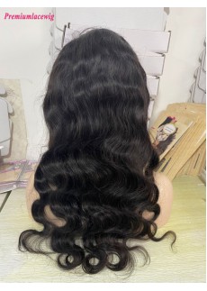 Peruvian 22inch Body Wave 13x6 Lace Front Human Hair Wigs With Baby Hair