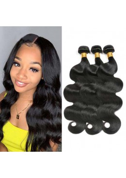 Peruvian Body Wave Hair Bundles Human Hair Weave Bundles 3PC 8-30 Inch Virign Human Hair Extensions