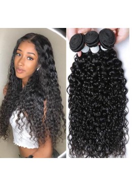 Water Wave Bundles Brazilian Hair Weave Bundles 3 Water Wave 30 Inch Hair Extensions For Black Women