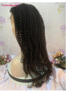 Cheap 360 Lace Wigs Human Hair Jeri Curly Pre Plucked Hairline with Baby Hair 26inch