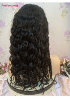 Natural Wave Brazilian Full Lace Wig Human Hair for women 20inch