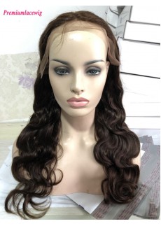 20inch color 3 T Part Lace Wig Body Wave 100% Human Hair Wig