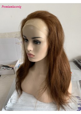 360 Lace Wig 16inch 150 Density Color 4 Straight Human Hair Wig