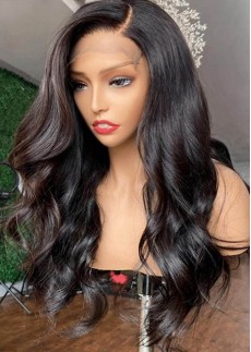 Body Wave Lace Front Human Hair Wigs For Black Women 