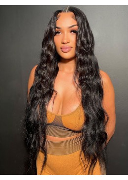 Natural Wave Lace Front Wig Brazilian Virgin Hair Wig 22inch