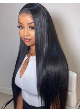 Peruvian lace front wig straight hair 20inch
