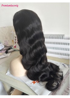 360 Lace Wig 26inch Body Wave 180 Density Pre Plucked Hairline