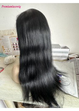 HD Full Lace Wig 20inch 180 Density Straight Jet Black