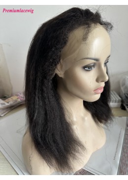 250% Density Kinky Straight 13x6 HD Lace Wig 14inch Full End