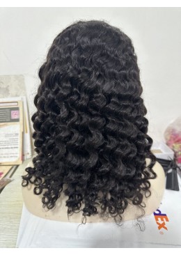 Full Frontal 13x4 Lace Wig Deep Wave 16inch 250 Density