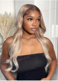 Ombre Blonde Color Chocolate Dipped 13x6 Lace Frontal 24inch