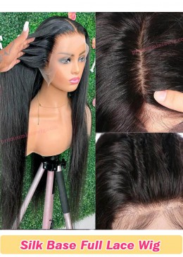 Silk Top Full Lace Wig Customized Order Silk Base Glueless Full Lace Wig