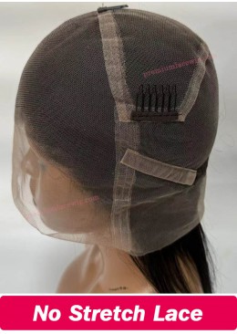 Full Lace Wig No Stretch Lace in Middle Human Hair Wig
