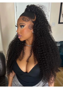 HD 360 Lace Wigs Kinky Curly 22inch 250% Density 