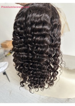 Deep Wave BOB Style 10inch 13x6 Lace Frontal Wig 180% Density