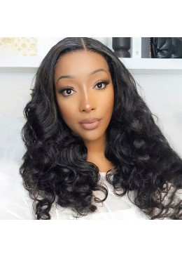 Gorgeous Lady Look! 200% Perfect Loose Deep Wave Undetectable Swiss Full Lace Wig