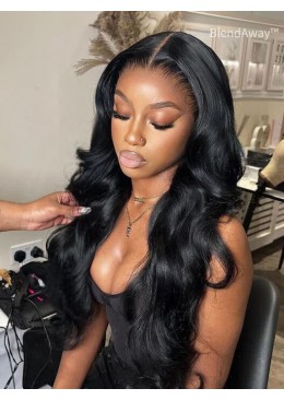 24inch Body Wave Peruvian Human Hair Full Lace Wig in 180% Density