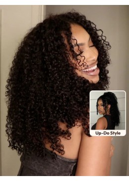Indian Virgin Hair Curly Full Lace Wig 20inch