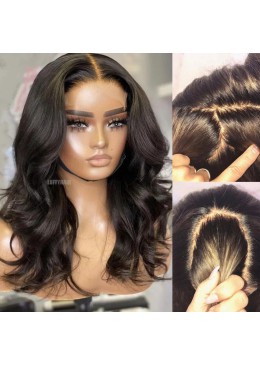 Natural Wave Silk Base Full Lace Wig Brazilian Hair 16inch