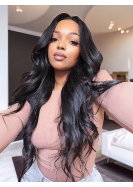Pre Cut Lace Wear And Go Wig Glueless 5X5 HD Lace Wig Body Wave Human Hair Wig 