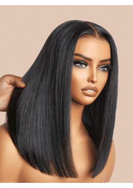 Short Bob Wigs Lace Front Wigs Short Bob Human Hair Short Silky Straight Lace Front Wigs
