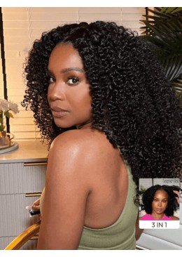 14inch 150% Density Afro Kinky Curly Full Lace Wig Brazilian Virgin Hair