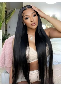 18inch Color1 Straight Malaysian Full Lace Wig