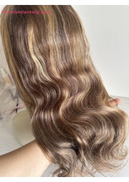 Blonde Highlight Color 4/27 16inch 180% Density Body Wave