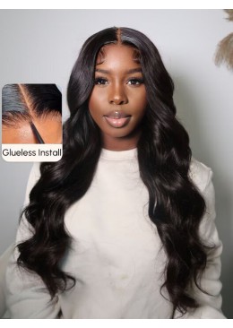 HD Body Wave Lace Front Wig Pre Plucked Lace Front Human Hair Wigs