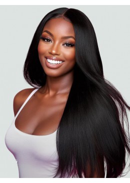 Peruvian lace front wig straight hair 20inch